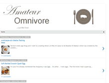 Tablet Screenshot of amateuromnivore.com